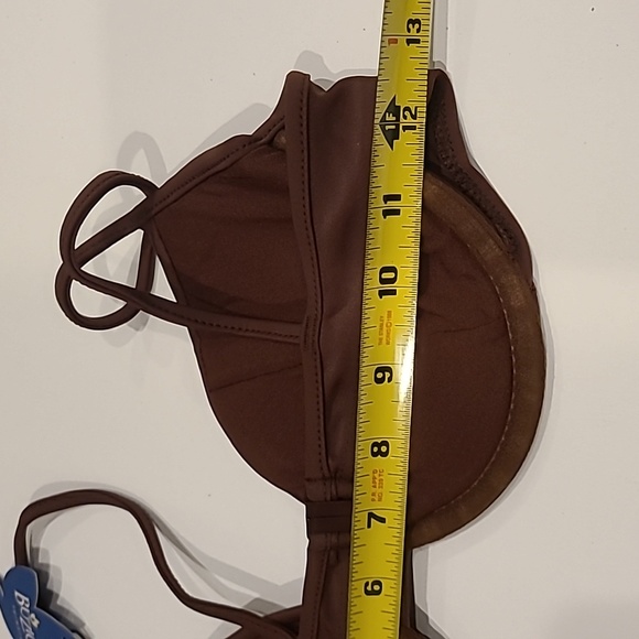 Buzios 2pc Brazilian Leather Floral Bikini Set - Picture 11 of 12